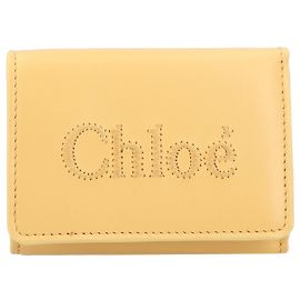 Cartera Chloé Tri-Fold Sense Amarillo Amarillo