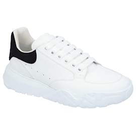 Alexander Mcqueen-Alexander McQueen Court Trainer 'White Black'-Black