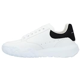 Alexander Mcqueen-Alexander McQueen Court Trainer 'White Black'-Black