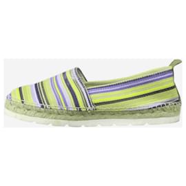 Autre Marque-Multicolour canvas striped espadrilles - size EU 40-Multiple colors