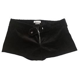 Shorts in velluto mini Isabel Marant Nero