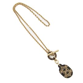 Collana pendente Chaine d'Ancre Dre di Hermès Marrone D'oro