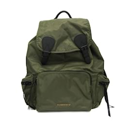 Burberry-Burberry Men's Nylon Backpack in Khaki-Khaki