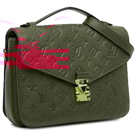 Louis Vuitton-Louis Vuitton Red Monogram Empreinte Pochette Metis-Red