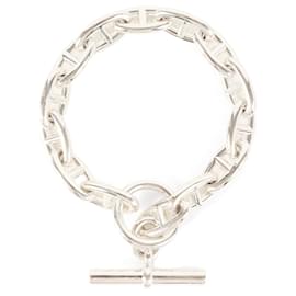 Hermès-Hermes Chaine d'Ancre Charm Bracelet-Silvery