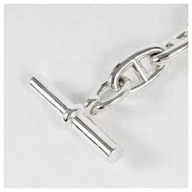 Hermès-Hermes Chaine d'Ancre Charm Bracelet-Silvery
