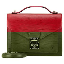 Louis Vuitton-Louis Vuitton Epi Monceau Handbag-Red