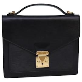 Louis Vuitton-Louis Vuitton Epi Monceau 28 Hand Bag Black-Black