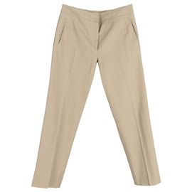 Pantalones rectos Givenchy en algodón beige Beige