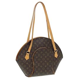 Louis Vuitton-Louis Vuitton Monogram Ellipse Shopping Shoulder Bag-Brown