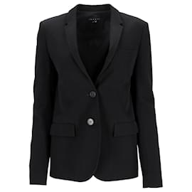 Theory-Theory Matilda Blazer in Black Wool-Black