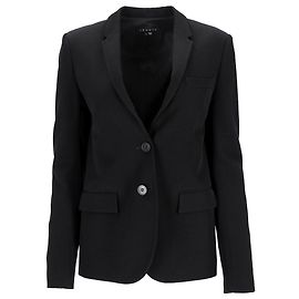 Theory Matilda Blazer in Black Wool Black