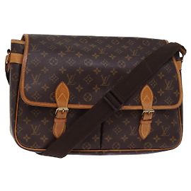 Bolsa de Ombro Gibecière Louis Vuitton Marrom