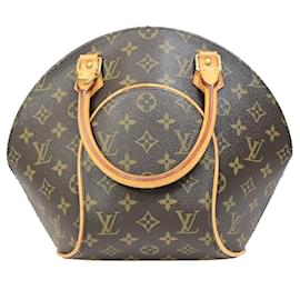 Louis Vuitton-Louis Vuitton Ellipse Pm Handbag-Brown