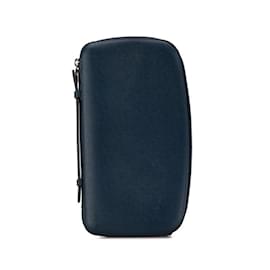 Louis Vuitton-Louis Vuitton Taiga Organizer Atoll NM Long Wallet-Navy blue