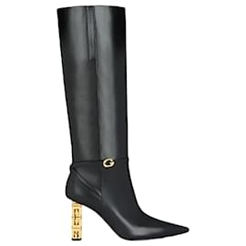 Givenchy Botas Preto Dourado