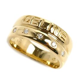 Céline Celine K18YG Gelbgold Diamantring Andere