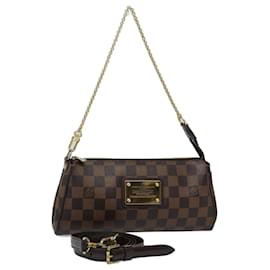 Louis Vuitton-LOUIS VUITTON Damier Ebene Eva Shoulder Bag 2way N55213 LV Auth 86495-Other