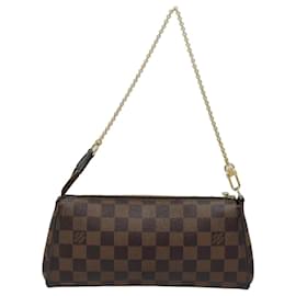 Louis Vuitton-LOUIS VUITTON Damier Ebene Eva Shoulder Bag 2way N55213 LV Auth 86495-Other