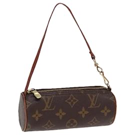 Louis Vuitton-LOUIS VUITTON Monogram Papillon Pouch LV Auth 86537-Monogram