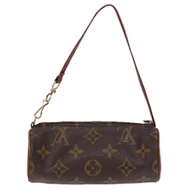 Louis Vuitton-LOUIS VUITTON Monogram Papillon Pouch LV Auth 86537-Monogram