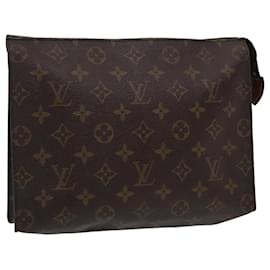 Louis Vuitton-LOUIS VUITTON Monogram Poche Toilette 26 Pouch M47542 LV Auth yk14197-Monogram