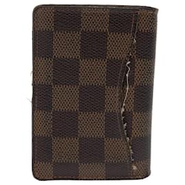 Louis Vuitton-LOUIS VUITTON Damier Ebene Organizer Dupoch Card Case N61721 LV Auth 85866-Other