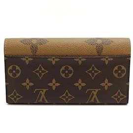 Louis Vuitton-Louis Vuitton Portefeuille Sarah Long Wallet-Brown