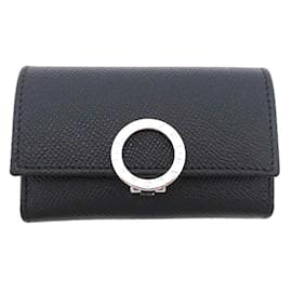 Bulgari-Bvlgari Leather Keycase-Black