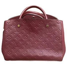 Bolsa Louis Vuitton Montaigne Rosa em couro de bezerro MM Rosa