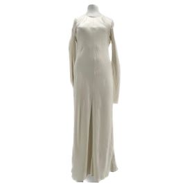 Vestido Ghost London T.Internacional S Viscose Bege