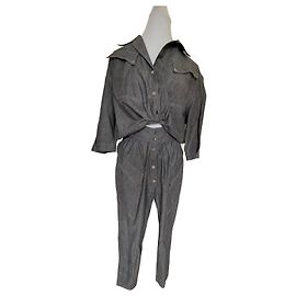 Thierry Mugler Jumpsuits Grau