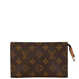 Louis Vuitton-Bolsa Bucket Monogram Louis Vuitton-Marrom