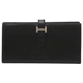 Hermès Béarn Negro