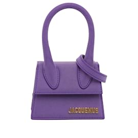 Jacquemus-Jacquemus Purple Suede Le Chiquito-Purple