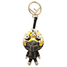 Fendi-Fendi Brown Zucca Space Monkey Bag Charm-Other