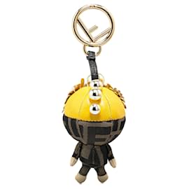 Fendi-Fendi Brown Zucca Space Monkey Bag Charm-Other