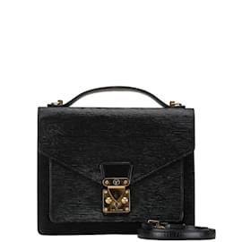 Louis Vuitton-Louis Vuitton Epi Monceau Second Bag-Black