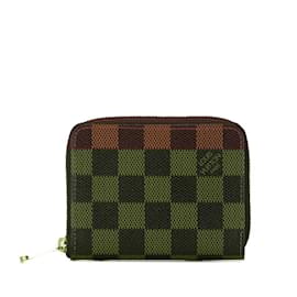 Louis Vuitton-Louis Vuitton Damier Zippy Coin Purse-Brown,Damier ebene