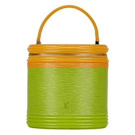 Louis Vuitton-Louis Vuitton Cannes Leather Handbag -Yellow