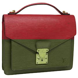 Louis Vuitton-Louis Vuitton Epi Monceau 28 Hand Bag Red-Red