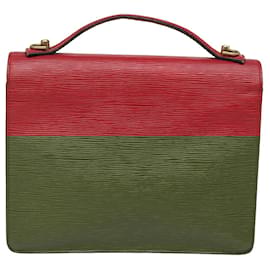 Louis Vuitton-Louis Vuitton Epi Monceau 28 Hand Bag Red-Red