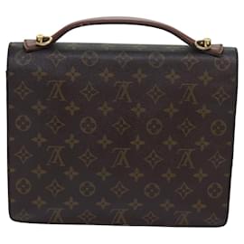 Louis Vuitton-Louis Vuitton Monogram Monceau 28 Hand Bag 2Way-Brown