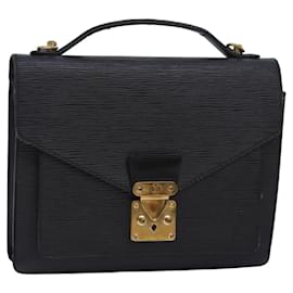 Louis Vuitton-Louis Vuitton Epi Monceau 28 Hand Bag Black-Black