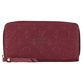 Louis Vuitton-Louis Vuitton Empreinte Zippy Wallet Long Purple Leather-Purple