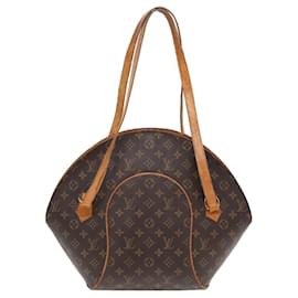 Louis Vuitton-Louis Vuitton Monogram Ellipse Shopping Shoulder Bag-Brown