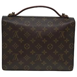 Louis Vuitton-Louis Vuitton Monogram Monceau 26 Shoulder Bag-Brown