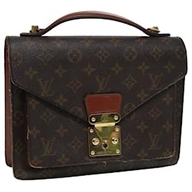 Louis Vuitton-Louis Vuitton Monogram Monceau 26 Shoulder Bag-Brown