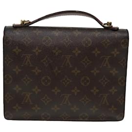 Louis Vuitton-Louis Vuitton Monogram Monceau 26 Shoulder Bag-Brown