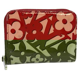Louis Vuitton-LOUIS VUITTON Vernis Suite Zippy Coin Purse Pomme D'amour M90131 LV Auth ar12460-Red
